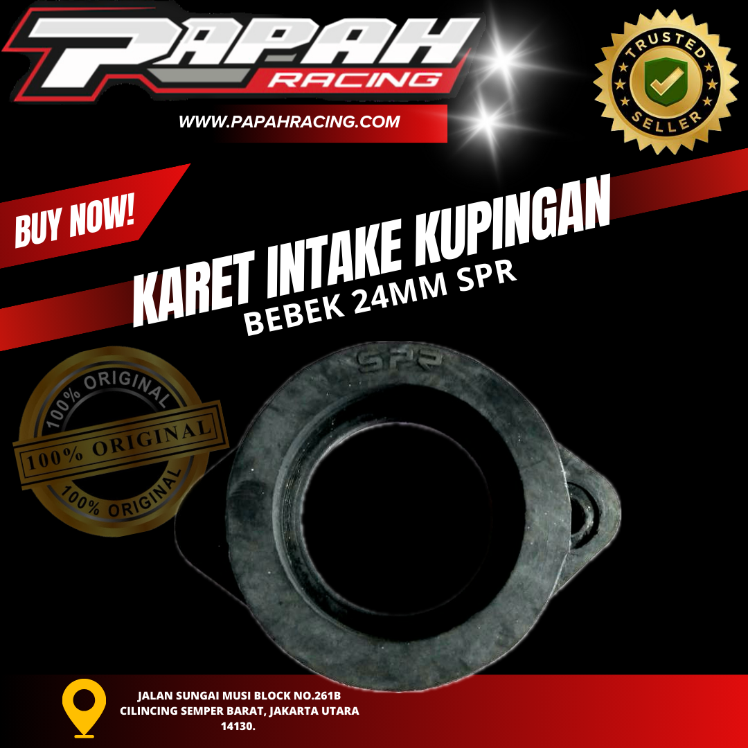 KARET INTAKE KUPINGAN BEBEK 24MM SPR